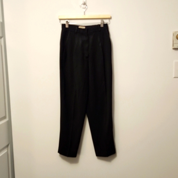 Wilfred black shiny pleated trouser pockets size 2 - Picture 1 of 8